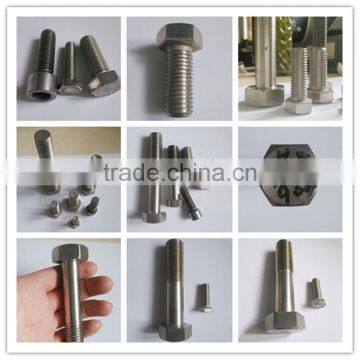 Alloy 601/2.4851 Alloy 625 / 2.4856 . Alloy600 / 2.4816 Din931 Hex Bolt & Nut