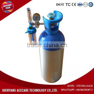 12L-15MPa aluminum oxygen cylinder, seamless aluminum Cheap medical oxygen cylinder price with good quality