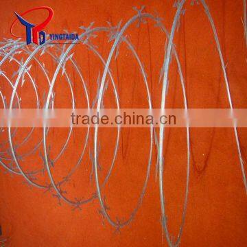 Concertina /Hot-dipped galvanized razor barbed wire