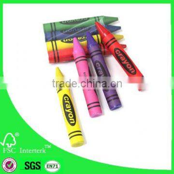 4pcs colored crayon set in opp bag China supplier