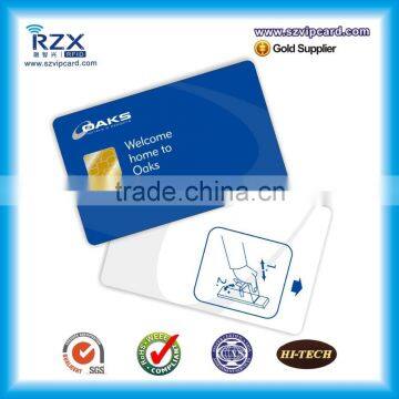 Promotion! PVC Contact IC Card With AT24C02 Chip