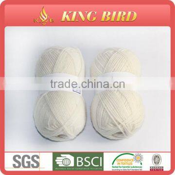 Raw white wool yarn prices acrylic yarn for knitting