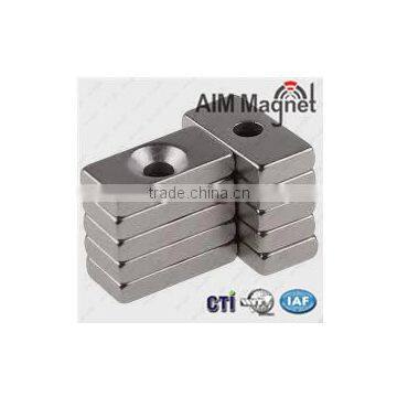 N52 1/2 " x 1/8 " x 1/2 " Block Neodymium Magnet photo-5