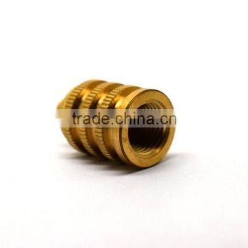 Factory Directly Sale Cnc Knurled Brass Inside Thread Machine Parts photo-3
