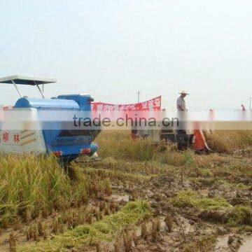 rice combined machine With Rubber Track With Good Quality