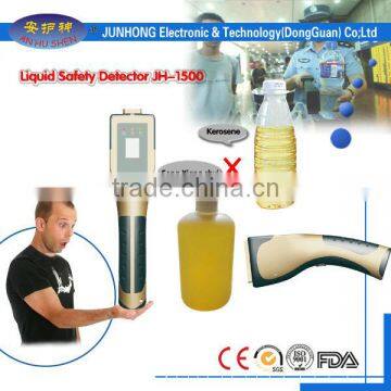 Popular Hand Held Security Liquid Detector for identifying dangerous liquid in the bottle, jar, pot with LED alarm