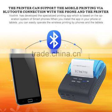 Voxlink Portable Barcode Printer 58mm Thermal Receipt Printer Bluetooth for Android System photo-3