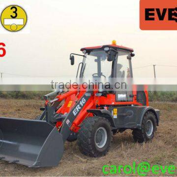 Everun ER16 Baumaschine Wheel Loader CE zertifiziert for sale