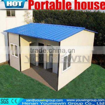 small ready made garden prefabricated steel frame house sandwich panel portable house