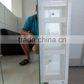 Mirrorred Cabinets Mirror Closet Wood Clothes Closet photo-3