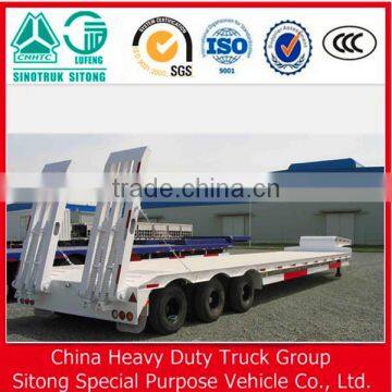 for Big Machine Semi Truck Trailer Hot Wheels Truck and Trailer 3 Axle Extentable Low Bed Trailer photo-4