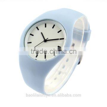 2017 New Style 5ATM waterproof silicone chain bracelet watch