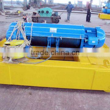 Metal Industry Electric Wire Rope Hoist With Electric Power and Rail