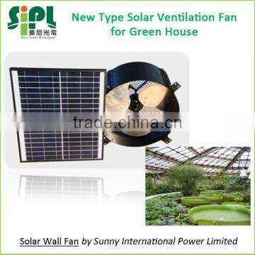 SUNNY FAN 12 Inch 12 Watt Wall Mounted Solar Industrial Air Exhaust Fan photo-4