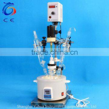 2L Single-Layer glass reactor For Laboratory