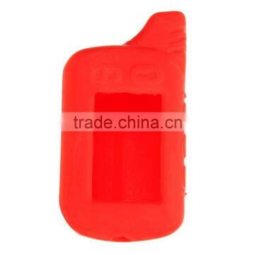 New Car Styling Silicone Two Way Case Keychain LCD Car Alarm System Remote Control Sticker Cover for TZ9010 photo-3