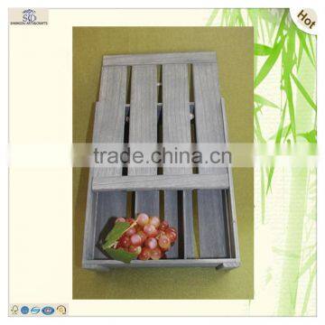 Decorative Original Slid Lid Plate Grids Wooden Wine Boxes photo-6