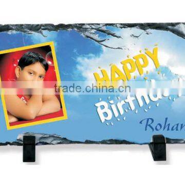 Home Decoration Sublimation Heat Transfer Slate Photo Rock