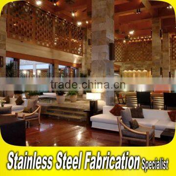 Custom Made Stainless Steel Decoration Restaurant Interior Design