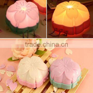 Plug Romantic Sakura Adjustable Voice Light Motion Sensor Led Night Light photo-4