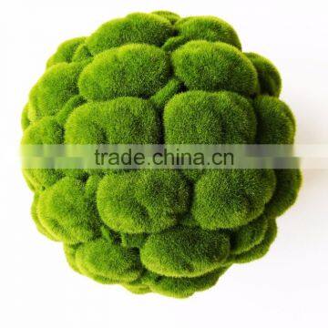 Indoor artificial moss ball fake moss ball sets