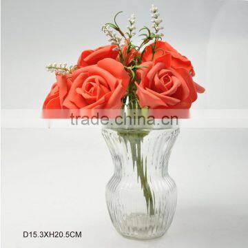 glass flower vase/glassware