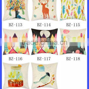 Deer Head Snowman Christmas Theme Sofa Decorative Christmas Pillow Covers photo-6