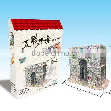 Newly-developed 3D Painting Paper Puzzle for Kids LT8884B photo-2