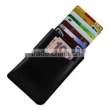 New design pull tab sleeves card holder with slim wallet