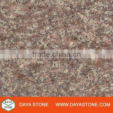 China Peach Blossom Red Granite slabs