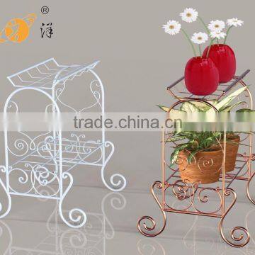 Custom Indoor and Outdoor Decor Planter Holder Handmade Metal Flower Pot Stand photo-2