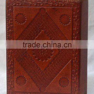 Handmade Vintage Buddha Embossed Refillable Leather Diary photo-2