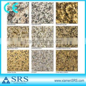 China granite different kind of stones