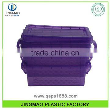 Customized Color Plastic Storage Box With Lid With Lock photo-3