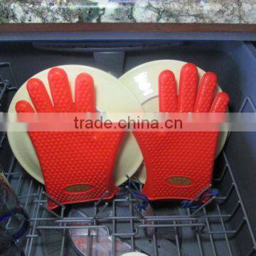 Oven Mitt for Cooking Heat BBQ Glove Silicone Made Funny Oven Mitts photo-3