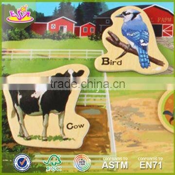 Wholesale 23 Pieces Wooden Christmas Puzzles Kids Magnetic Christmas Puzzles Children Wooden Christmas Puzzles W14J003 photo-6