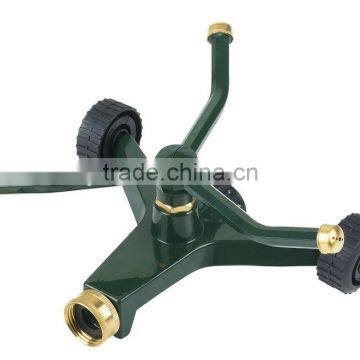 3 Arm metal Rotating Garden Sprinkler irrigation