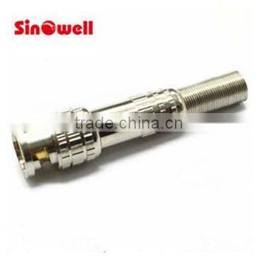 75 ohm RG58,/RG59/ RG6 Male connector for CCTV