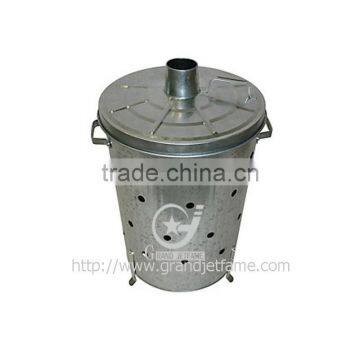 Home 75L Galvanized Steel Garden Waste Incinerator