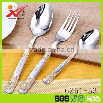 GZ51-53 high quality all stainless steel cutlery set for wholesale