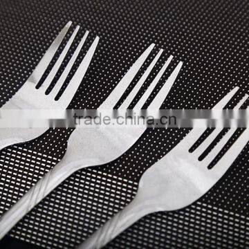 Best Selling Silver Stainless Steel Cake Fruit Forks Fully Stock photo-4