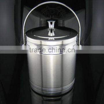 Cooling and Holding Accessory Galvanized Metal Steel Ice Bucket Ice Pail for Wine or Beer or Champagne Bottles photo-4