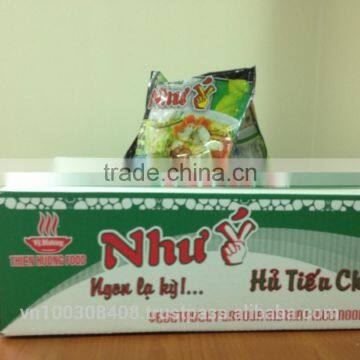 Vegetable Flavour High Quality Instant Rice Noodle 60g (Hu Tieu) - Thien Huong Food JSC