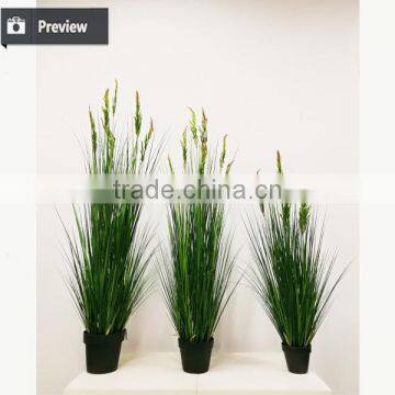 110 / 140 / 170cm Dongguan Artificial Grass Potted Onion Grass With Wheat Spray for Indoor Decoration photo-4