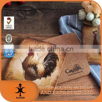 12" x 12" x 1mm Decorated Print Adhesive Back Cork Sheet photo-2