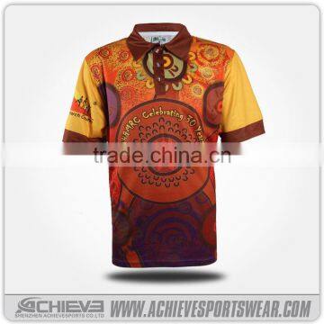 short sleeve polo shirt sublimated for men