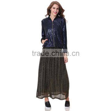 Domin Fashion Latest Beading Shining Style Women's Coat photo-3