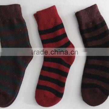 Lady knitted wool thick socks