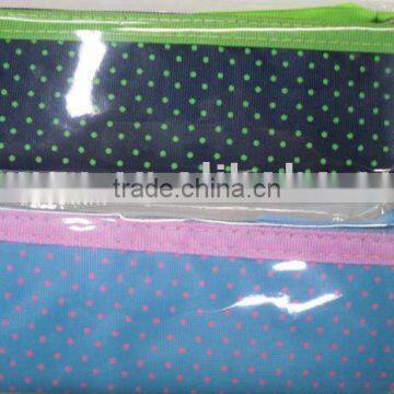 Fashion cavas printed pencil bag