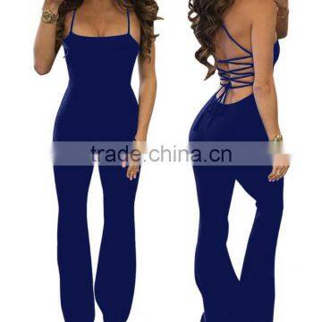 Zm50321b Women Jumpsuits Loose Pants Sexy Hot Sell Lady Trousers photo-3